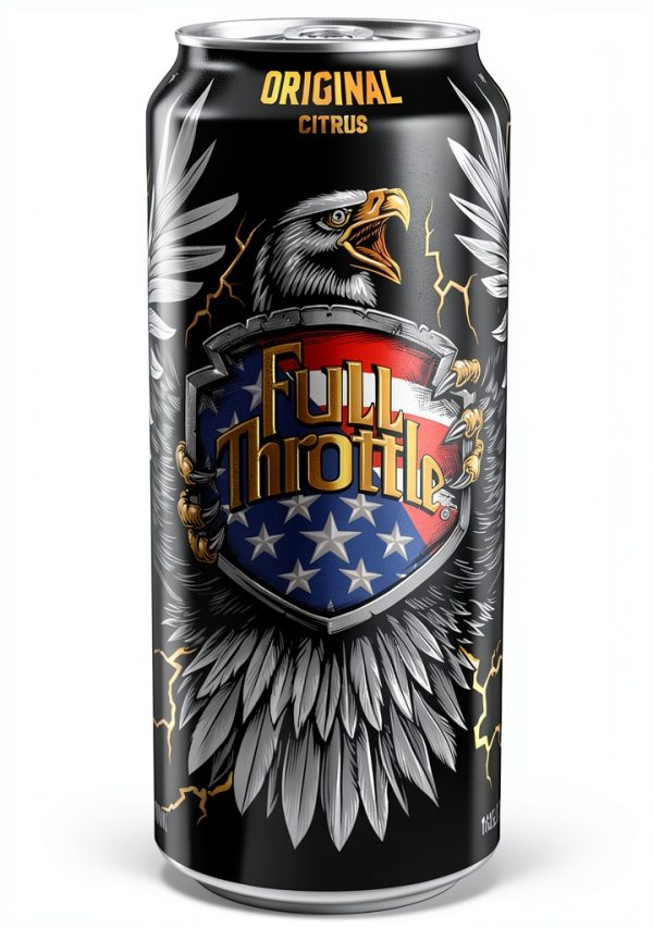 Full Throttle Energy Drink 16oz Heavy Duty Citrus-2