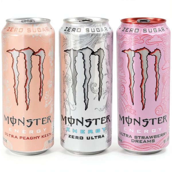 Monster Energy Ultra Strawberry Dreams 16 Fl Oz Sugar Free Drink-3