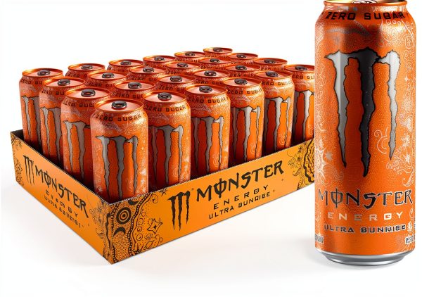Monster Energy Zero Ultra Energy Drink 16 Ounce Pack of 24-0