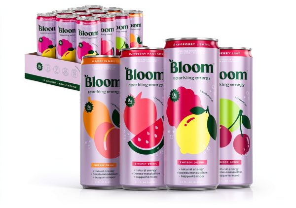 Bloom Sparkling Energy Drink 12 oz Variety Pack Zero Sugar Caffeine-0