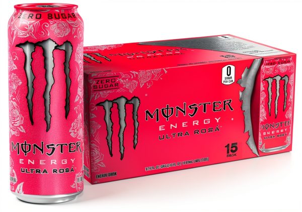 Monster Energy Ultra Rosa 15 Pack 16 Ounce Zero Sugar Energy Drink-0