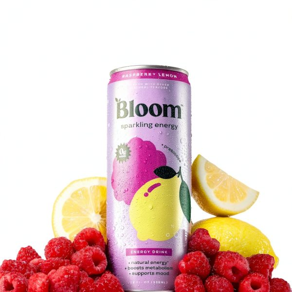 Bloom Sparkling Energy Drink 12 Fl Oz Zero Sugar Natural Caffeine-1