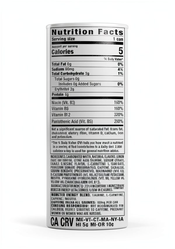 Monster Energy Ultra Sunrise 10.5 Ounce Pack of 12 Zero Sugar-2