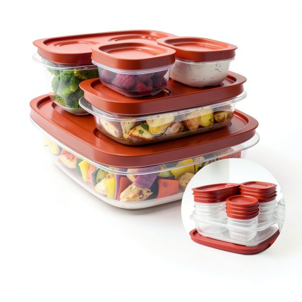 Rubbermaid EasyStore Large Containers 18-Piece Food Storage Set-1