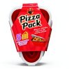 Pizza Storage Container Perfect Pizza Pack™ Reusable 5‑Tray Set Red-0
