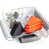 Pizza Storage Container Perfect Pizza Pack™ Reusable 5‑Tray Set Red-6
