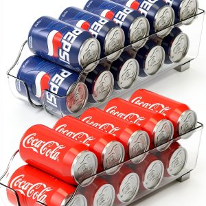 Simple Houseware Soda Can Organizer & Dispenser Set of 2-0