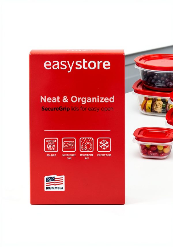 Rubbermaid EasyStore Large Containers 18-Piece Food Storage Set-3