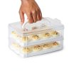 Snapware 2-Layer 24-Egg Carrier with Detachable Lids Microwave Safe-2