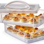 Snapware 2-Layer 24-Egg Carrier with Detachable Lids Microwave Safe-0